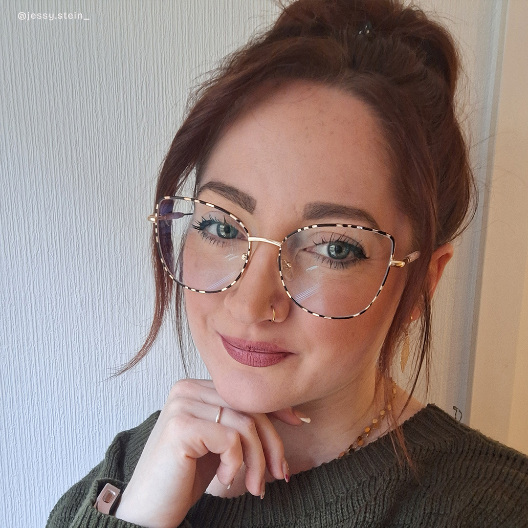 ZEELOOL Terran Schwarz-Tortoise Cateye Brille