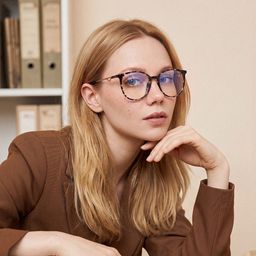 Babbage Schwarz-Tortoise Rund Brille7