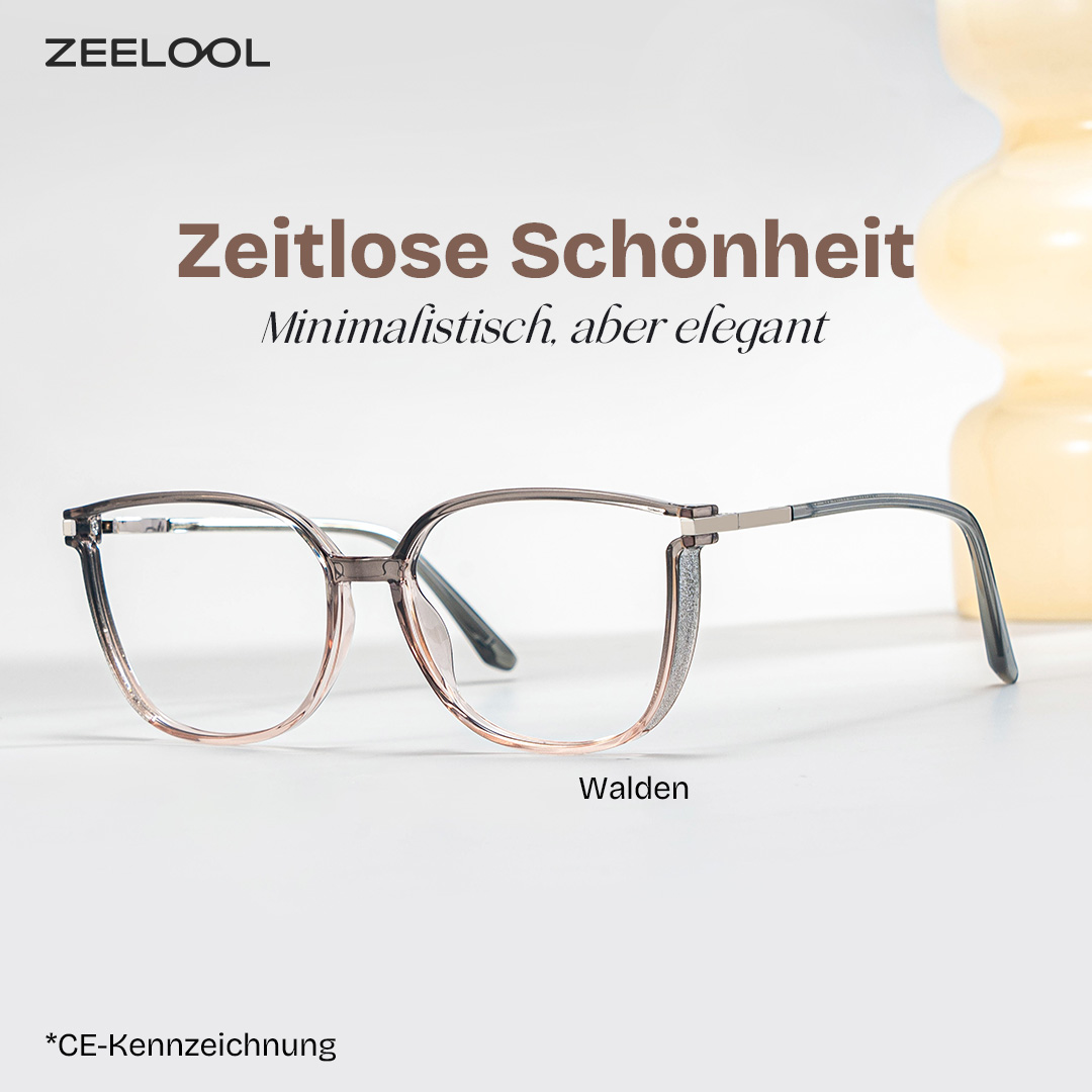 Walden Grau Cateye Brille