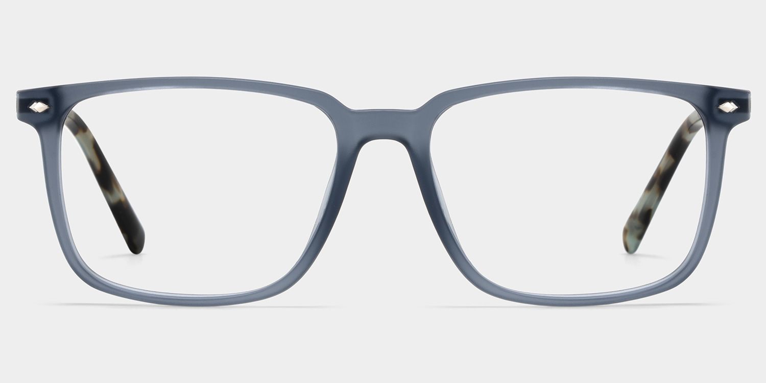 Tobias Blau Rechteckig Brille2