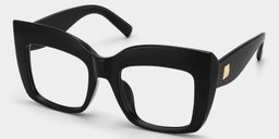 Alberta Schwarz Cat Eye Brille2