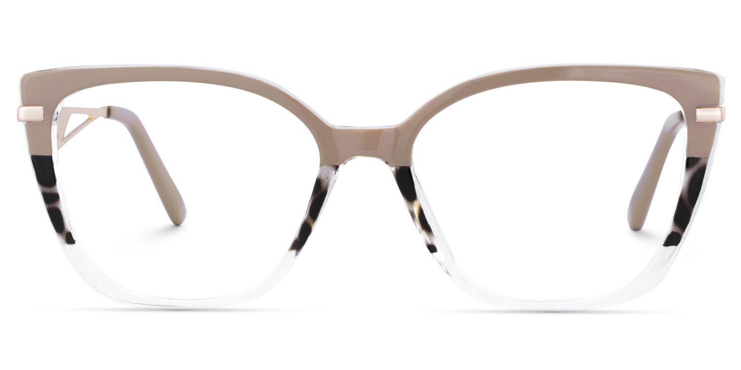 Margret Khaki-Tortoise Cateye Brille0