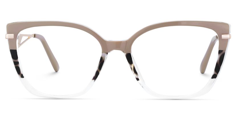 Margret Khaki-Tortoise Cateye Brille