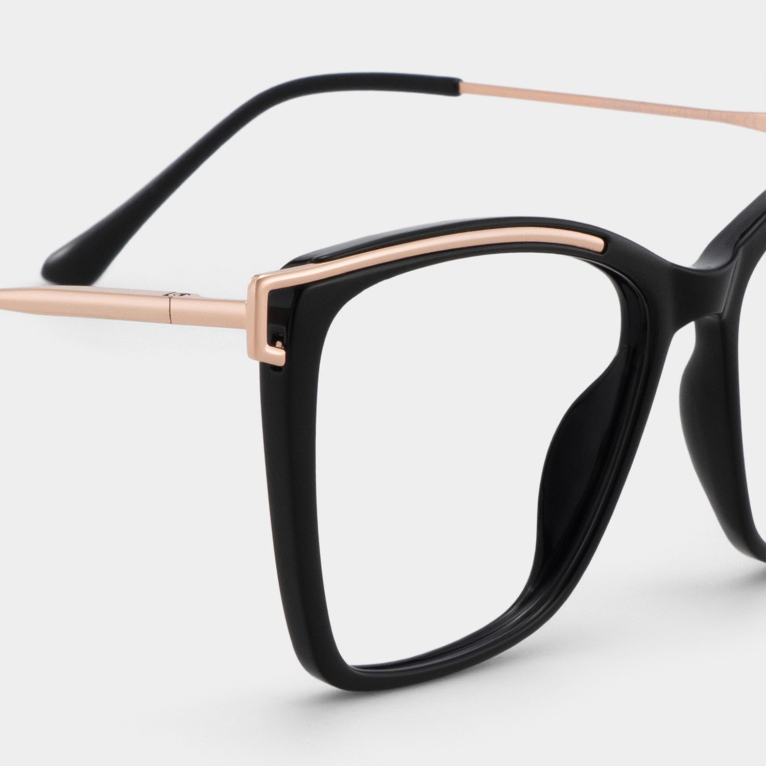 Matia Schwarz Quadratisch Brille4