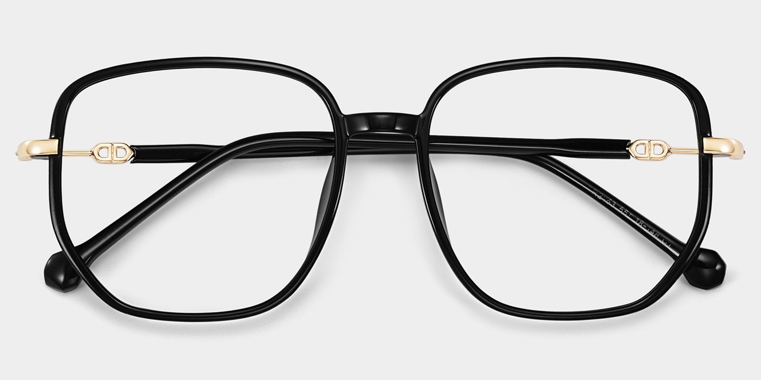 Joana Schwarz Geometrisch Brille1