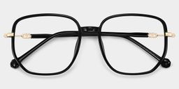 Joana Schwarz Geometrisch Brille1