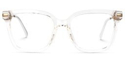 Jacqui Klar Quadratisch Brille0