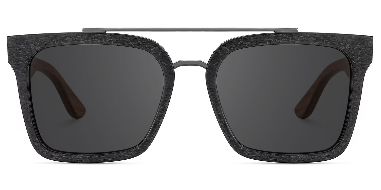 Pascal Schwarz Aviator Polarisierte Sonnenbrille zum Autofahren | ZEELOOL0