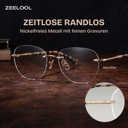 Jennifer Gold Rund Brille0