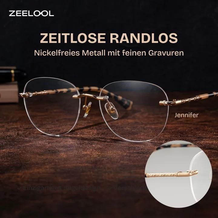 Jennifer Gold Rund Brille