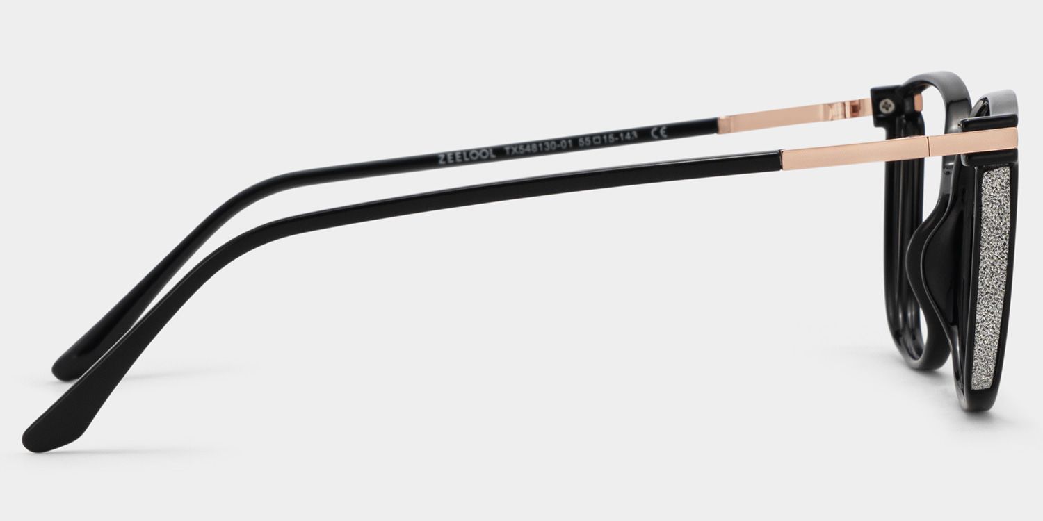 Walden Schwarz Cateye Brille3
