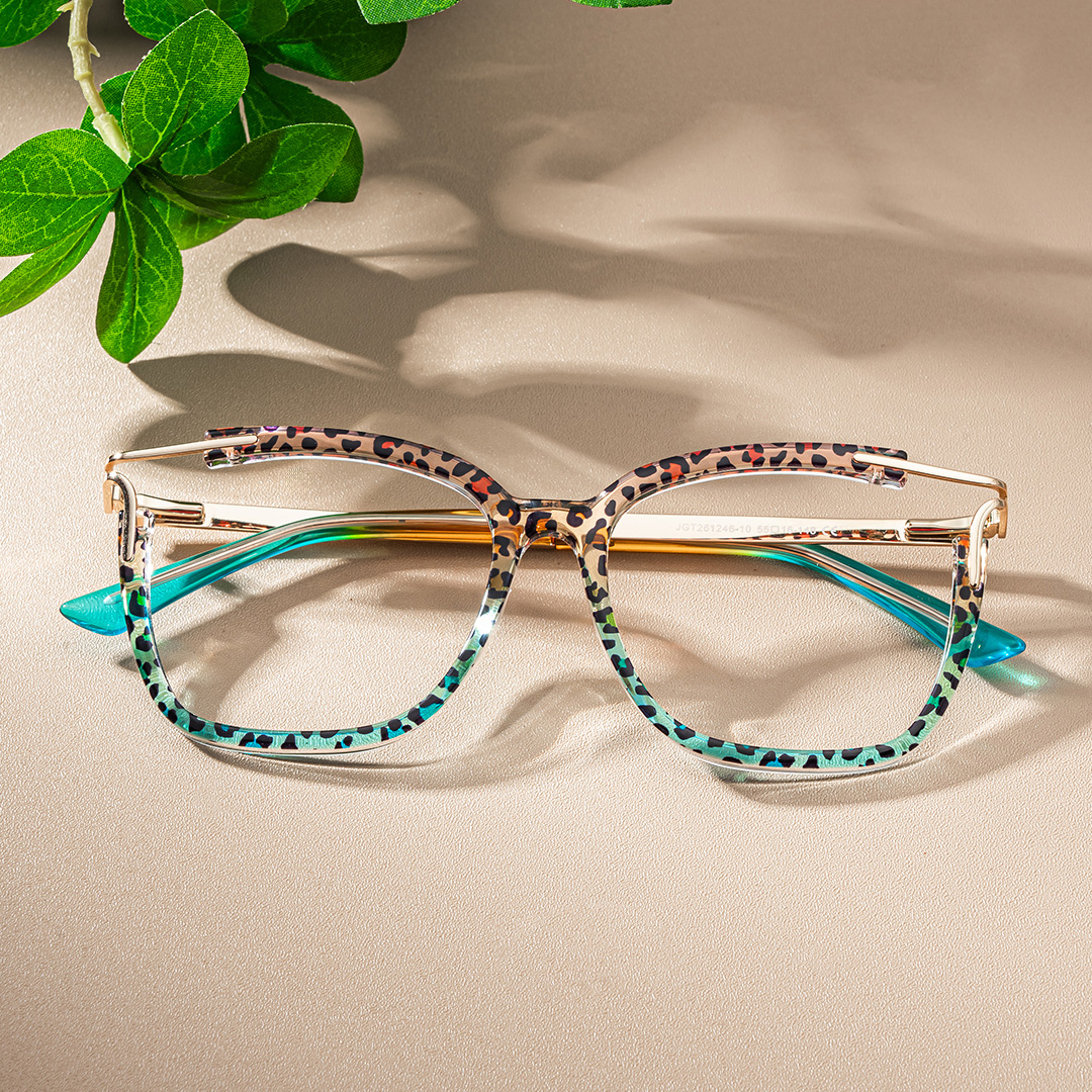 Sidibe Blau-Leo Quadratisch Brille0