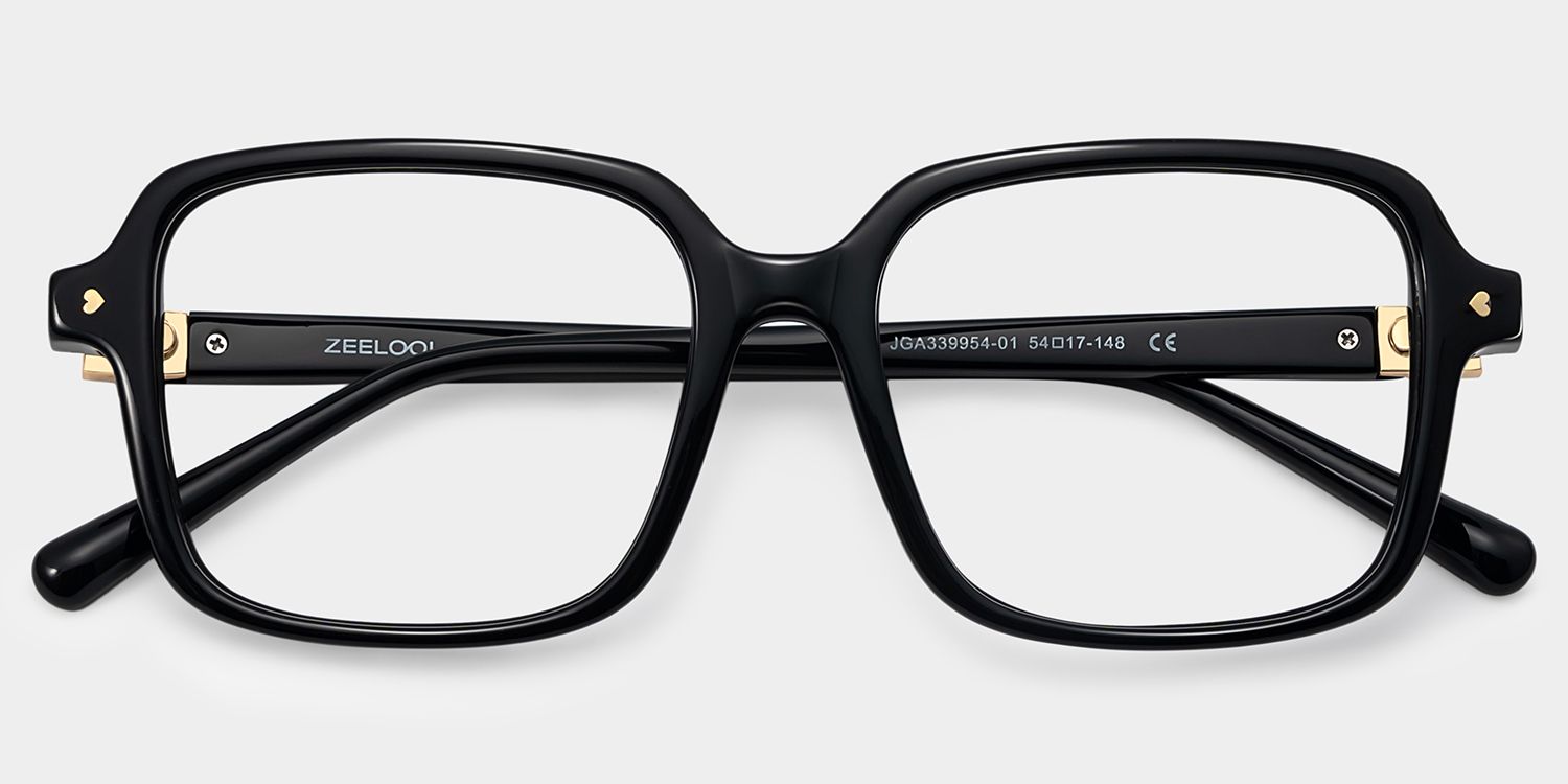 Talia Schwarz Quadratisch Brille4