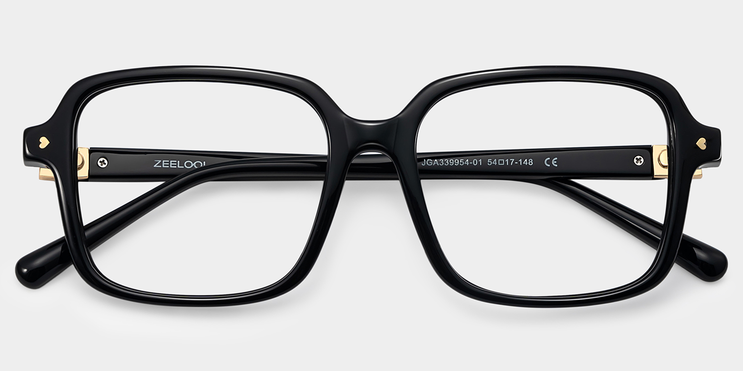 Talia Schwarz Quadratisch Brille2