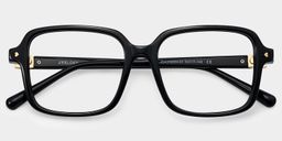 Talia Schwarz Quadratisch Brille4