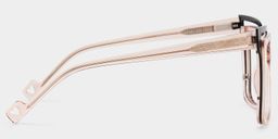 Twolla Beige Quadratisch Brille4