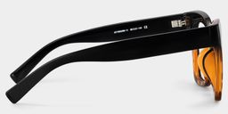Malcolm Schwarz-Tortoise Quadratisch Brille3