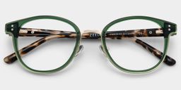 Matthew Grün Rund Brille2