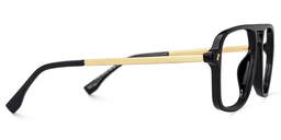 Berkeley Schwarz Pilot Brille3