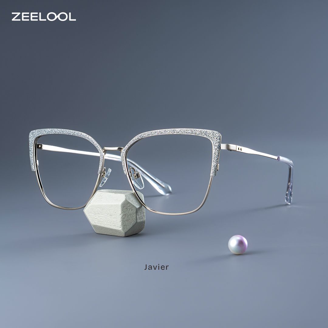 Javier Silber Rechteckig Brille1