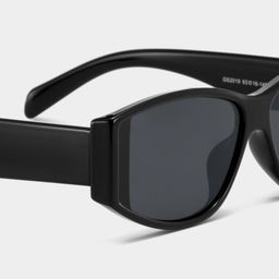 Gino Schwarz Geometrisch Sonnenbrille4