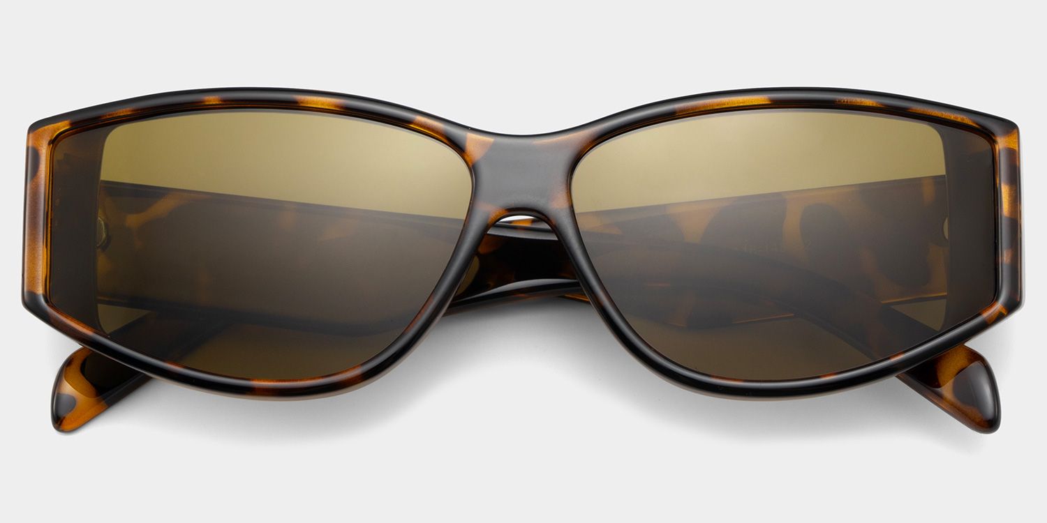 Gino Tortoise Geometrisch Sonnenbrille1