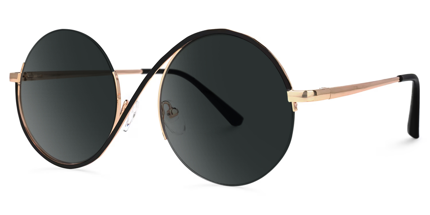 ZEELOOL Alina Schwarz Rund Brille