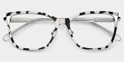 Elise Tortoise Rechteckig Brille3