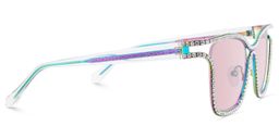 Shine Bunt Quadratisch Brille3