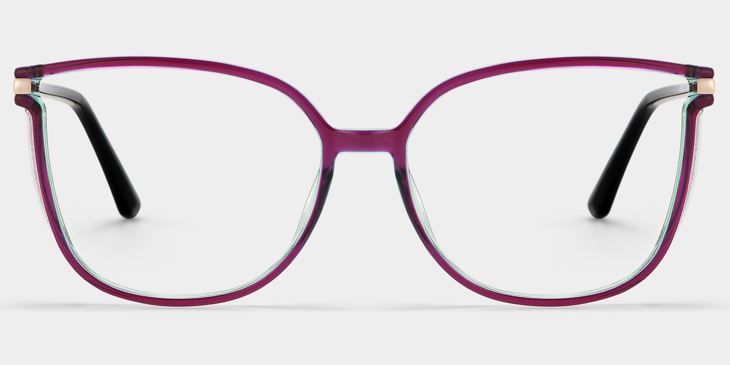 Walden Lila Cateye Brille2