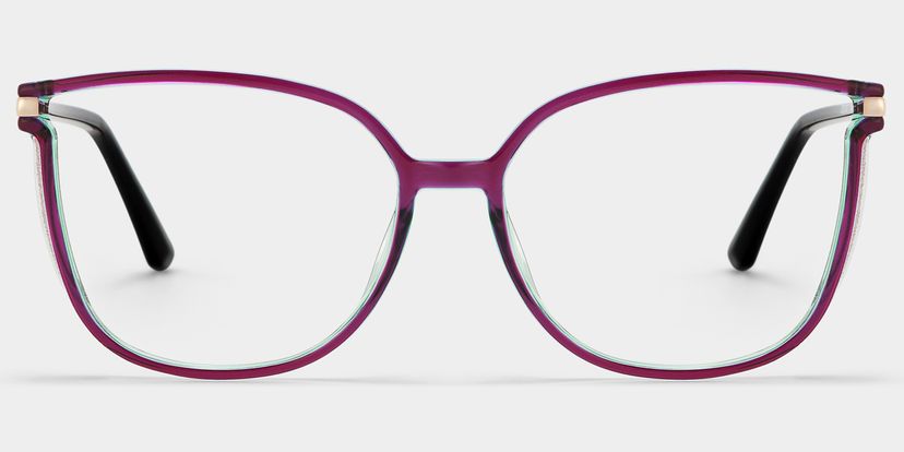 Walden Lila Quadratisch Brille