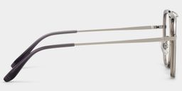 Ella Schwarz-Grau Pilot Brille5