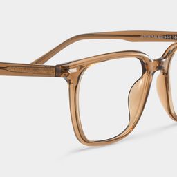 Eliza Braun Quadratisch Brille5