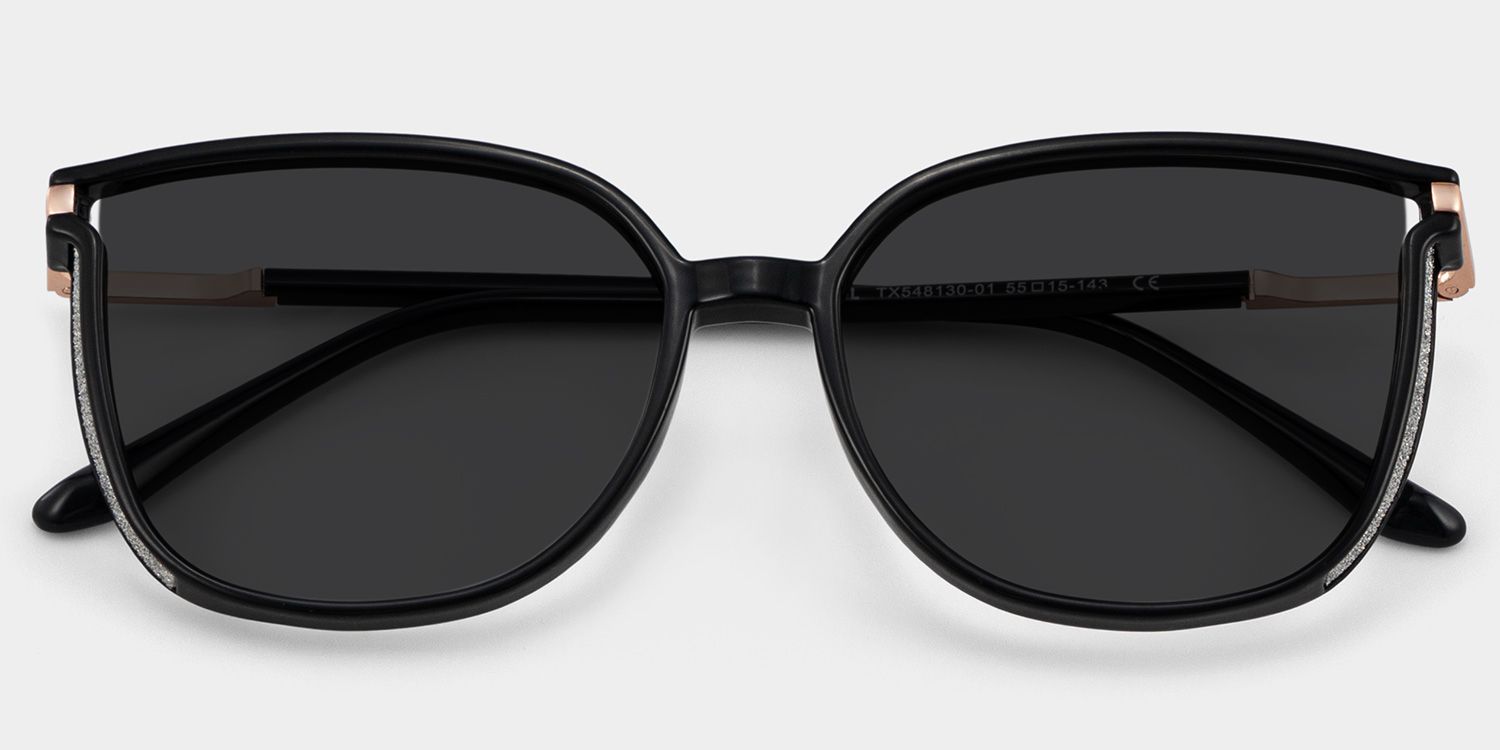 Walden Schwarz Cateye Brille1