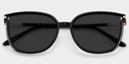 Walden Schwarz Cateye Brille1