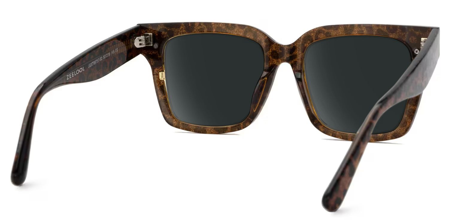 Taylor Braun-Leo Quadratisch Gemischte Materialien Brille3