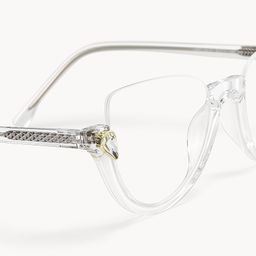 Felicia Klar Cat Eye Brille3