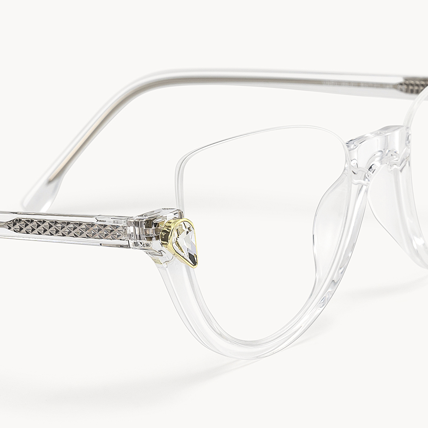 Felicia Kristall Cat Eye Brille3