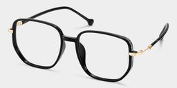 Joana Schwarz Geometrisch Brille2