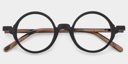 Otto Schwarz Rund Brille1