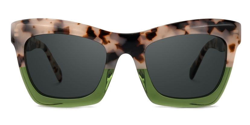 Benitez Grün-Tortoise Quadratisch Brille