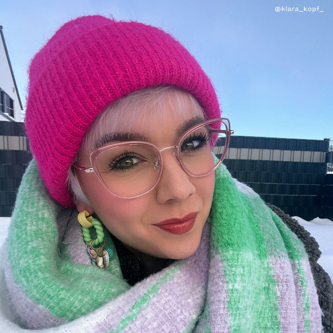 Celine Rosa Cateye Brille8