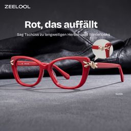 Isolde Rot Cateye Brille0