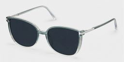 Walden Graugrün Quadratisch Sonnenbrille2