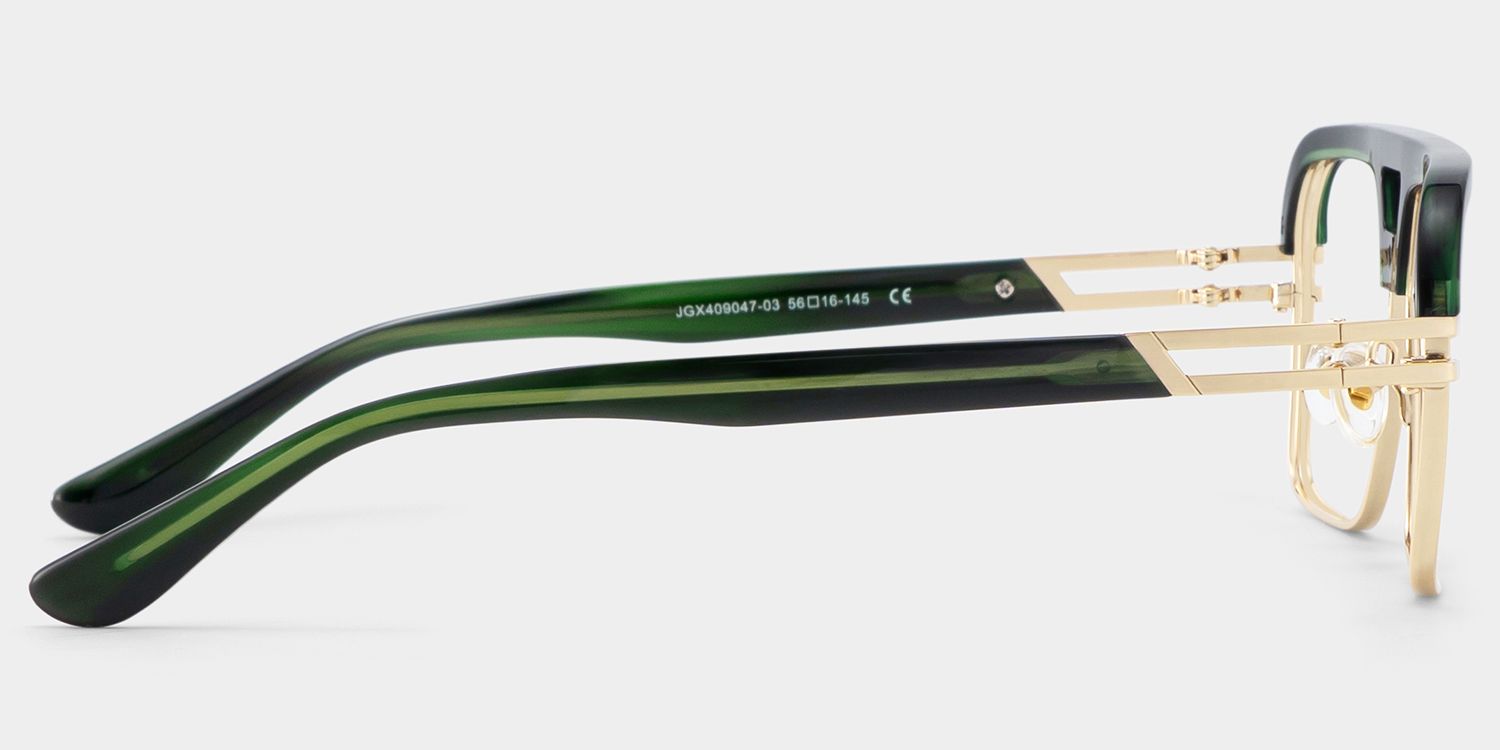 Griff Dunkelgrün Pilot Brille5