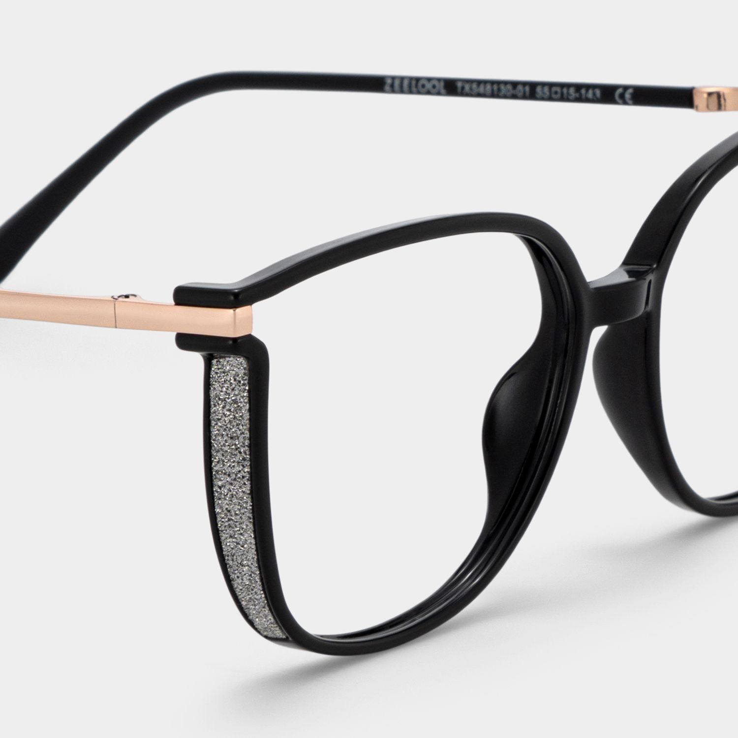 Walden Schwarz Cateye Brille4