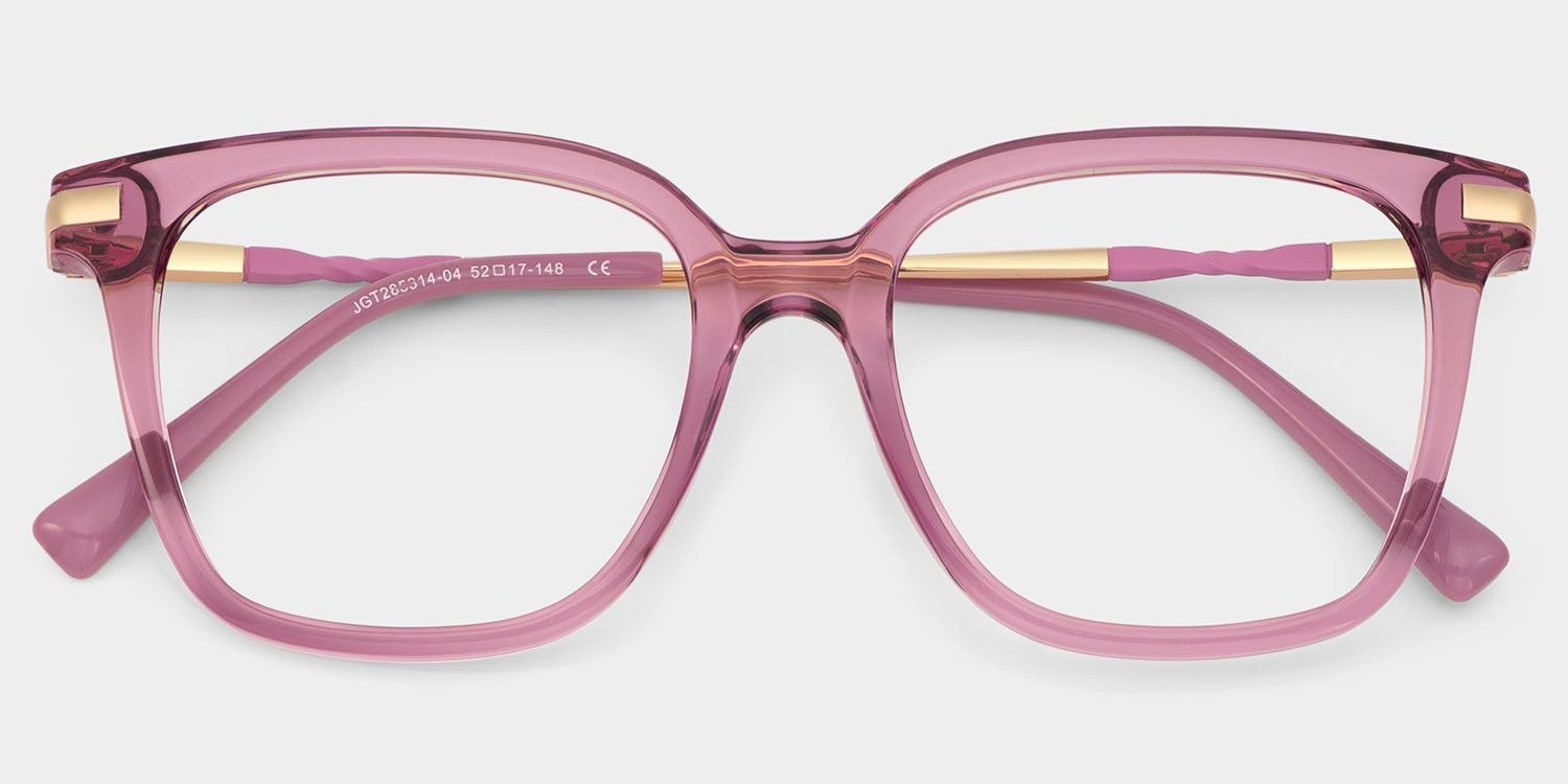 Jacqui Rosa Quadratisch Brille2