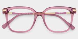 Jacqui Rosa Rechteckig Brille2