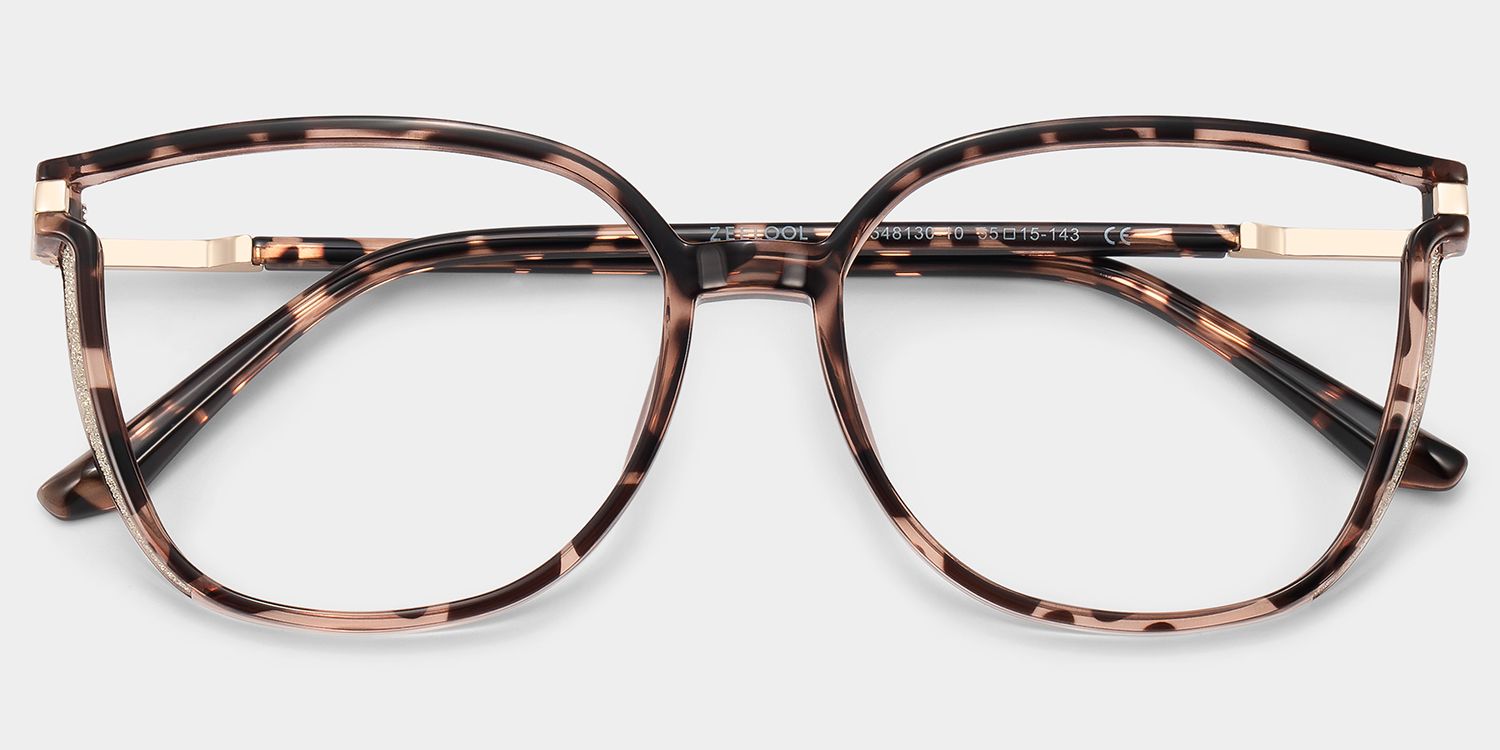 Walden Braun-Tortoise Cateye Brille2