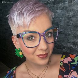 Dacarine Bunt Quadratisch Brille7